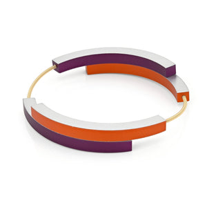 Armband BELLE Oranje|Paars