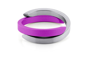 Bracelet C's crossed Purple A1P 