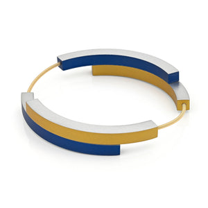 Armband BELLE Blauw|Goud