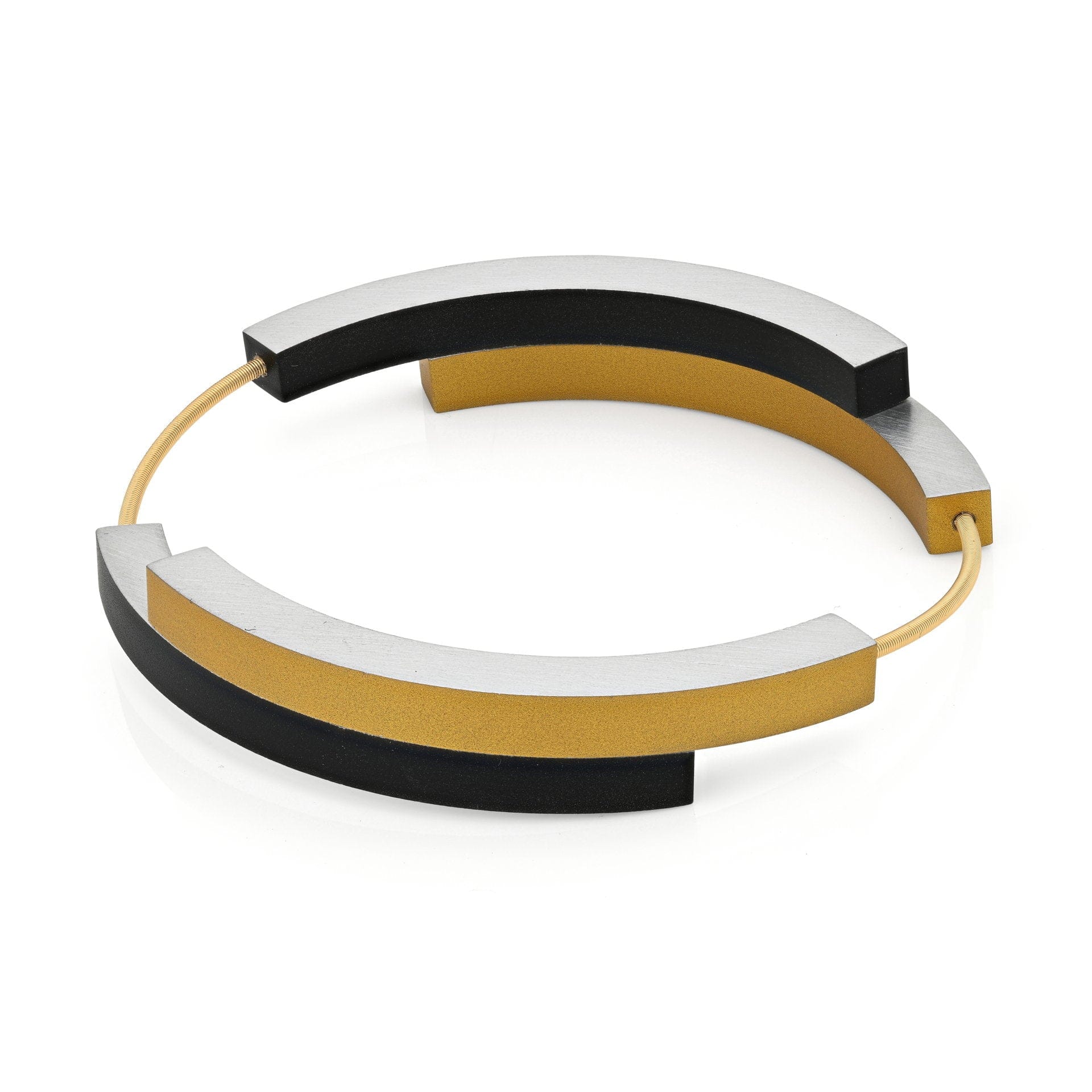 Bracelet BELLE Black | Gold color | AG32ZG