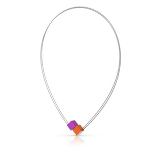 Necklace two cubes C17OP