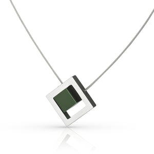 Necklace KATE green | C25GR