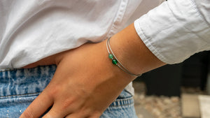 Thinking of You edelsteen armband met eigen steen keuze