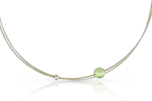 Necklace LINNE Green | C260GR