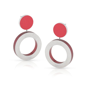 Earrings ROSE Red | O55R